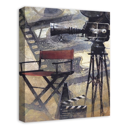 Camera In Production 16" x 20" Canvas Wall Art